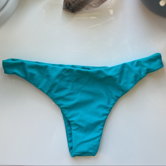 Mikoh Lahaina Cheeky Bikini Bottoms - Maui Blue - Picture 4 of 8